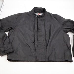 Joe Rocket Motorcycle Inner Jacket Mens XL Black Dual Zip Mock Neck Moto Liner
